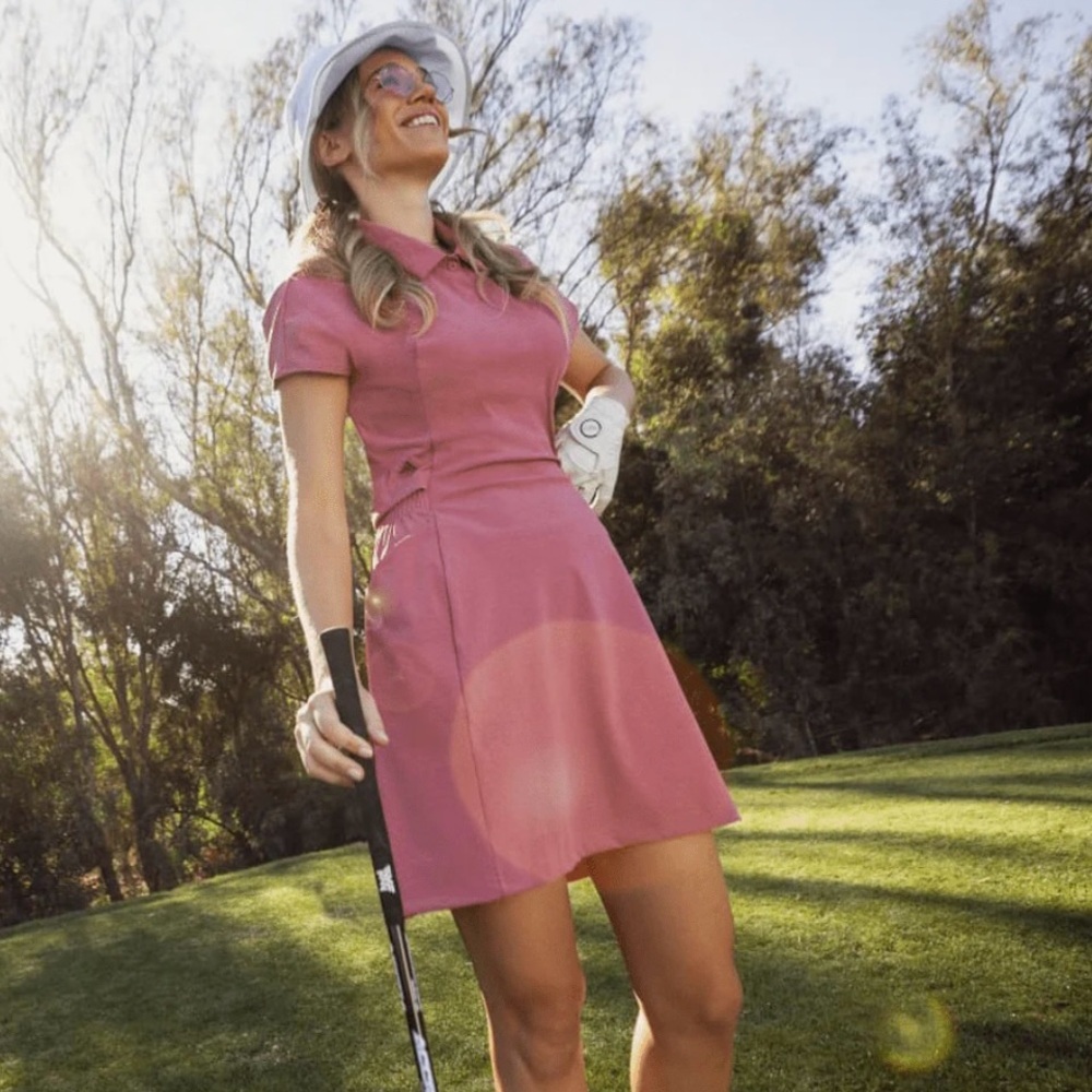 🎀 Adidas Pink Golf Dress – Size Medium